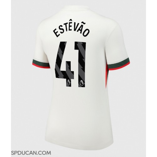 Zenski Nogometni Dres Chelsea Estevao Willian #41 Gostujuci 2025-26 Kratak Rukav